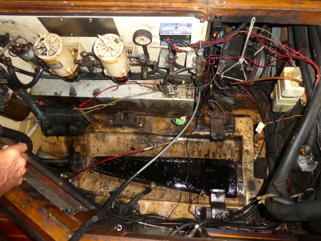 the bilge after removal